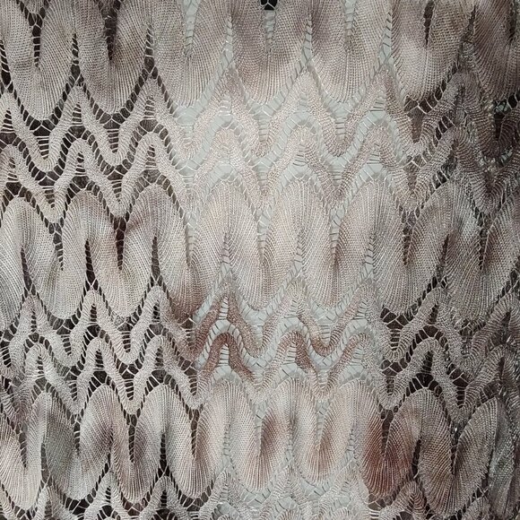 Chico's Travelers Collection sz 0- S/4 open front flame stitch jacket 3/4 sleeve - Picture 9 of 10